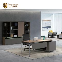 梵音系列 办公家具 经理办公桌 板式班台 大班台 主管桌 DWVL-D0118 1800W*1600D*750H（送货上门）